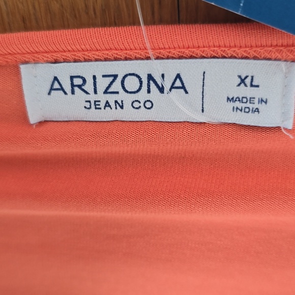 ARIZONA JEAN CO BRAND WOMEN'S JUNIOR SIZE ORANGE SUMMER STRAPLESS TUBE TOP XL - Picture 15 of 16